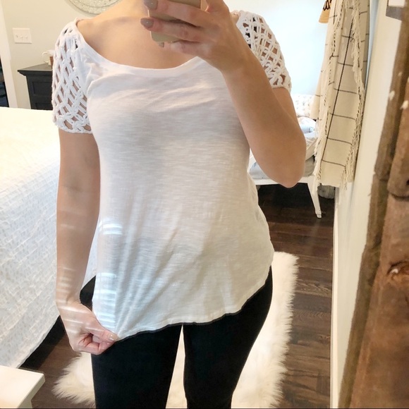 Lucky Brand Xsmall white top - Picture 1 of 3